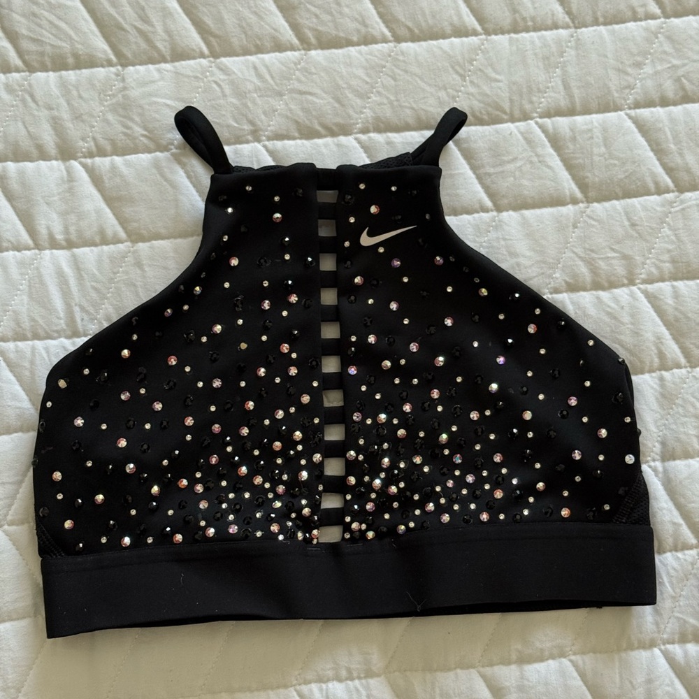 Nike Women's Black Pro Cheer/Dance Audition top